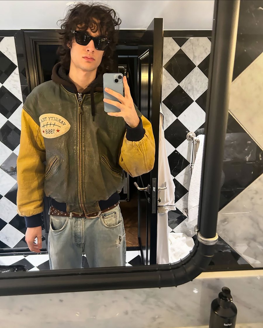 Sombr They Take Fit Pics When Trying on Vintage Just Like Us