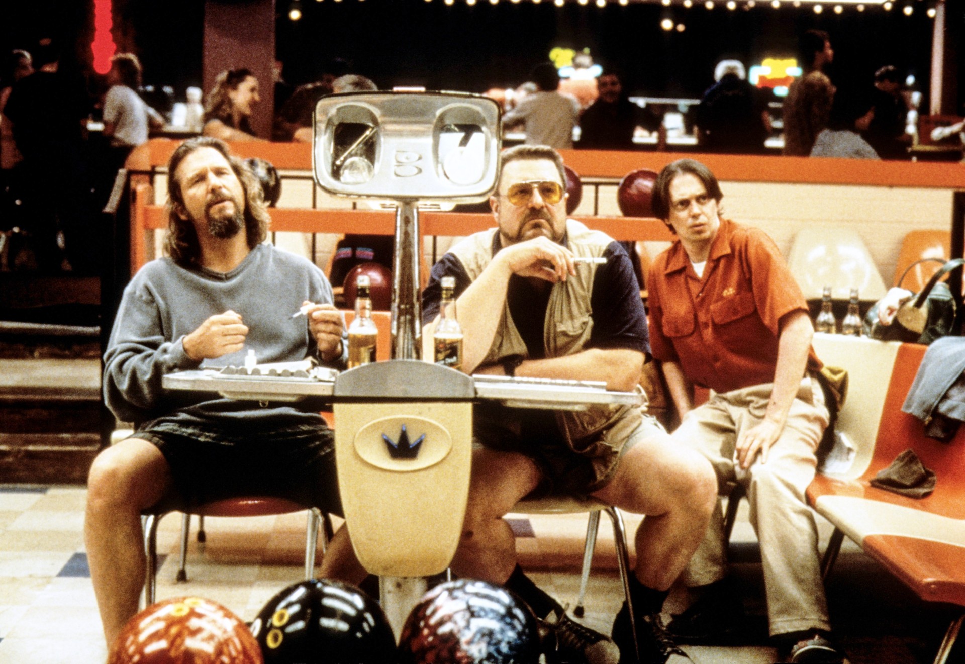 Jeff Bridges, John Goodman and Steve Buscemi in The Big Lebowski