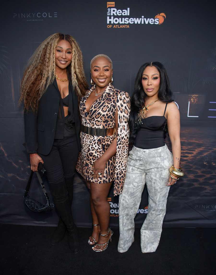 Cynthia Bailey Pinky Cole and K Michelle Real Housewives Of Atlanta Season 17 Private Premiere Party Hot Pics