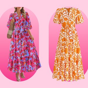 Three floral dresses from Amazon