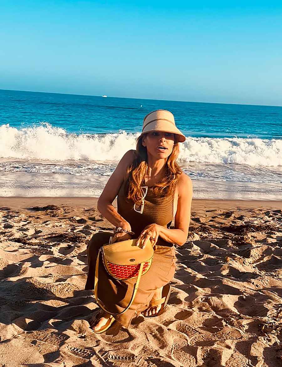 Eva Mendes They Scramble for Sunblock Just Like Us