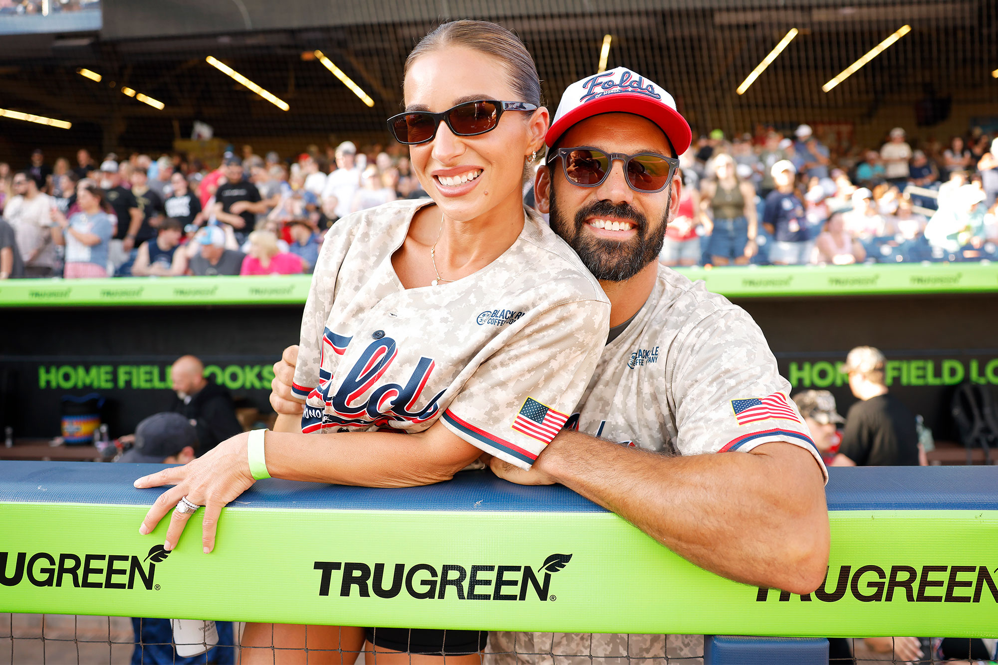 Jessie James Decker and Eric Decker Folds of Honor Tennessees Rock N Jock Celebrity Softball game Hot Pics