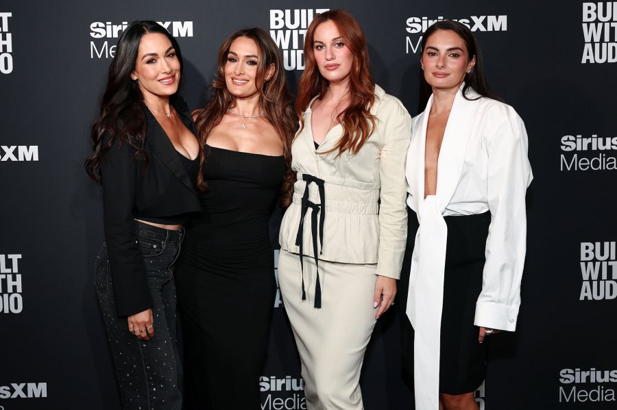 Brie Garcia Nikki Garcia Hannah Berner and Paige DeSorbo SiriusXM Built With Audio Event Hot Pics
